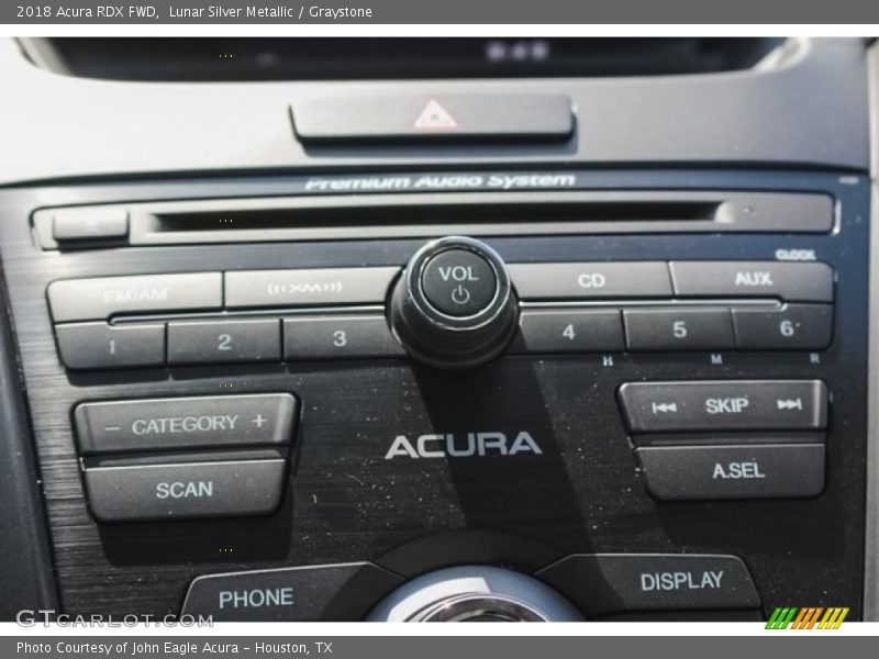 Lunar Silver Metallic / Graystone 2018 Acura RDX FWD