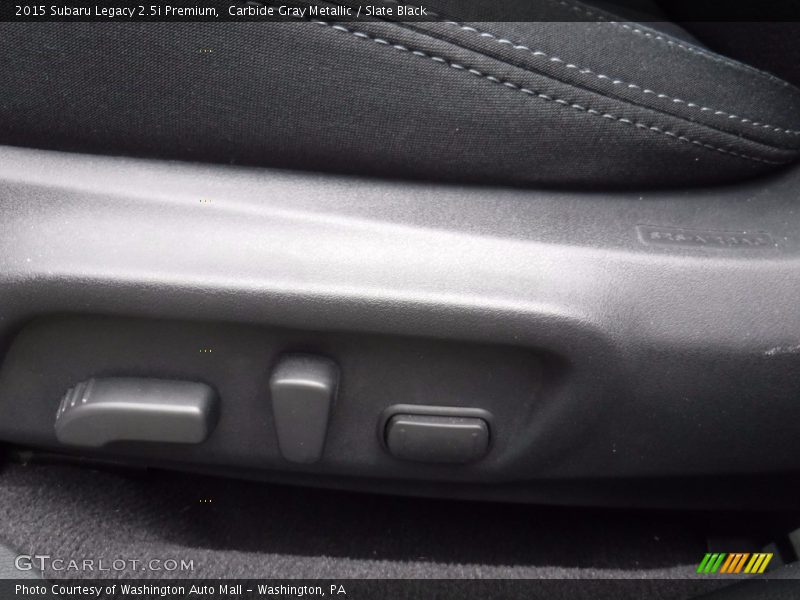 Carbide Gray Metallic / Slate Black 2015 Subaru Legacy 2.5i Premium