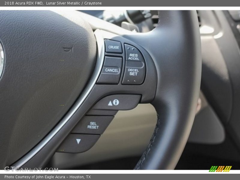 Lunar Silver Metallic / Graystone 2018 Acura RDX FWD