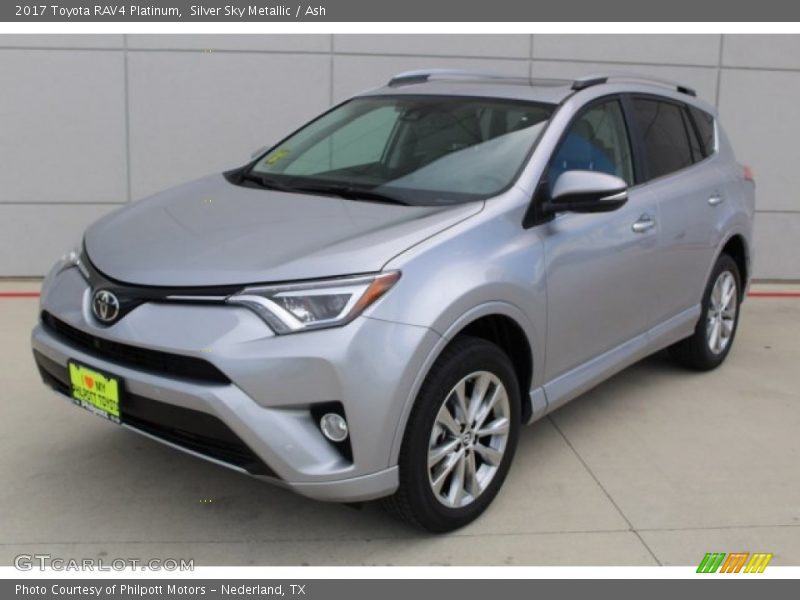 Silver Sky Metallic / Ash 2017 Toyota RAV4 Platinum