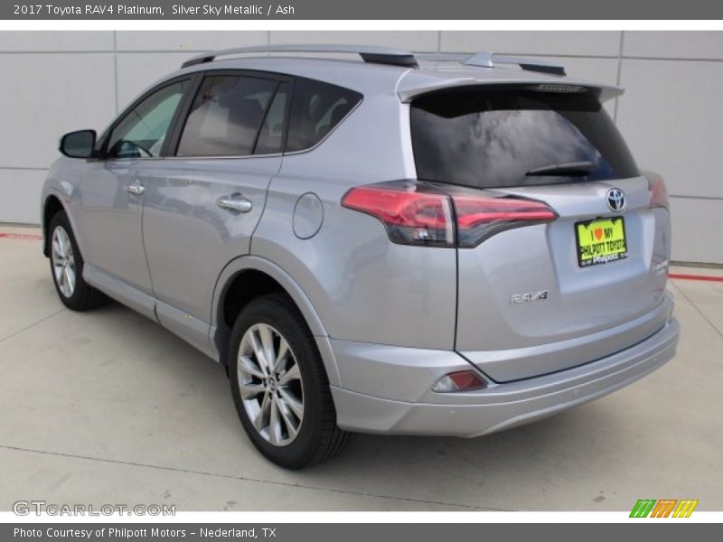 Silver Sky Metallic / Ash 2017 Toyota RAV4 Platinum