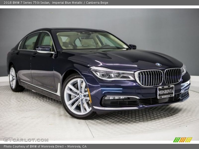 Front 3/4 View of 2018 7 Series 750i Sedan