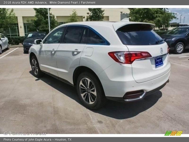 White Diamond Pearl / Parchment 2018 Acura RDX AWD Advance
