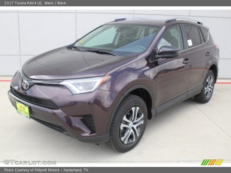 Black / Black 2017 Toyota RAV4 LE