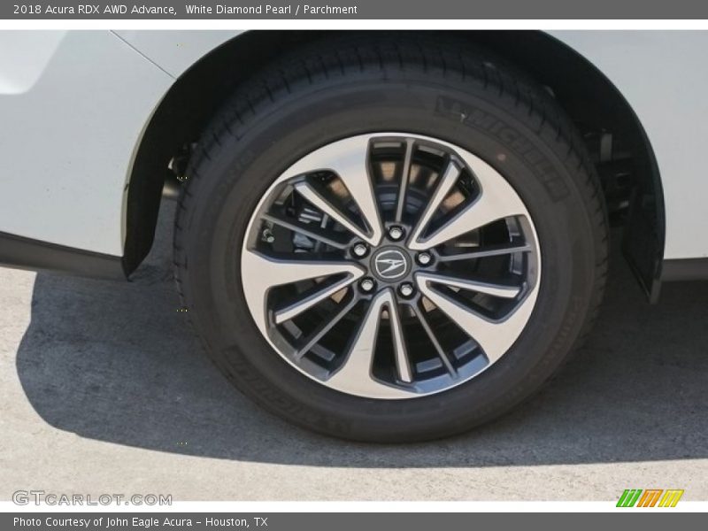 White Diamond Pearl / Parchment 2018 Acura RDX AWD Advance