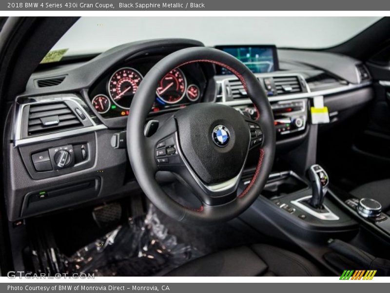Black Sapphire Metallic / Black 2018 BMW 4 Series 430i Gran Coupe