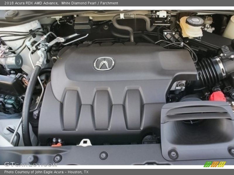 White Diamond Pearl / Parchment 2018 Acura RDX AWD Advance