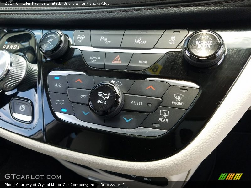 Bright White / Black/Alloy 2017 Chrysler Pacifica Limited