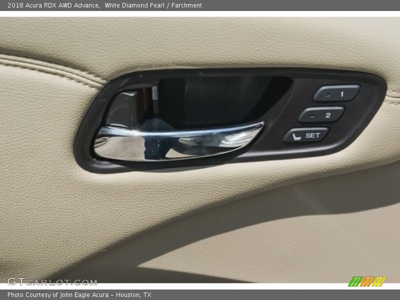 White Diamond Pearl / Parchment 2018 Acura RDX AWD Advance