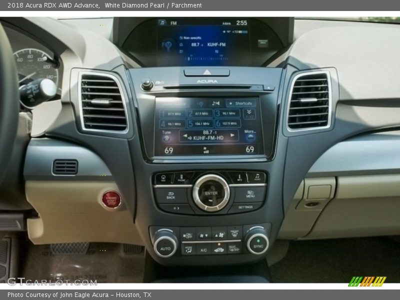 White Diamond Pearl / Parchment 2018 Acura RDX AWD Advance