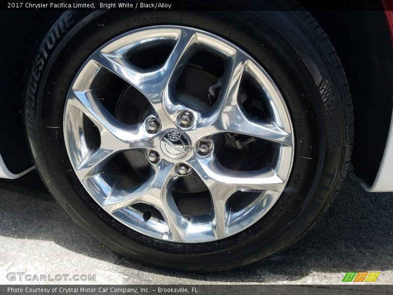 Bright White / Black/Alloy 2017 Chrysler Pacifica Limited