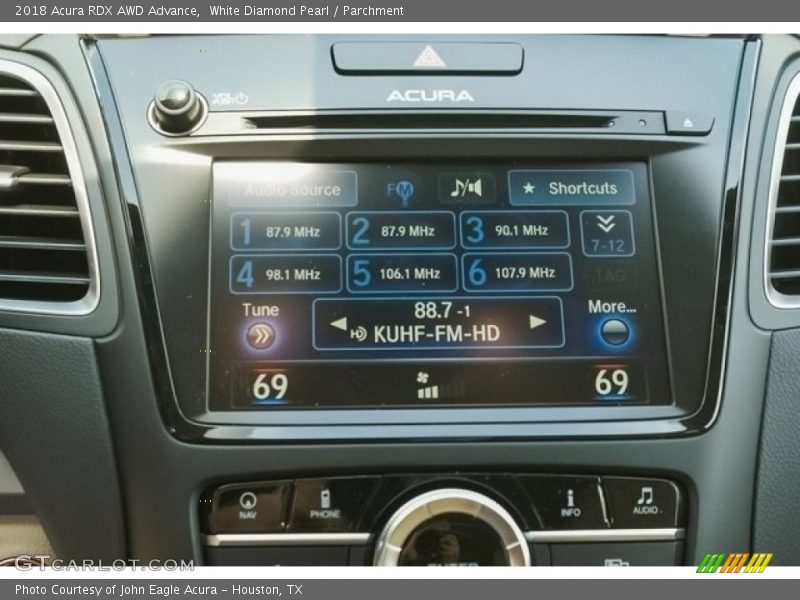 White Diamond Pearl / Parchment 2018 Acura RDX AWD Advance