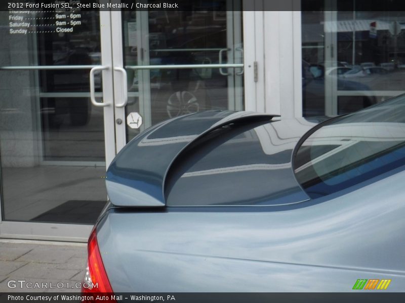 Steel Blue Metallic / Charcoal Black 2012 Ford Fusion SEL