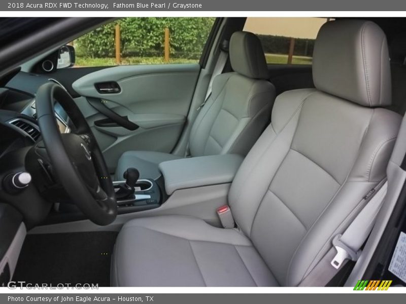 Fathom Blue Pearl / Graystone 2018 Acura RDX FWD Technology