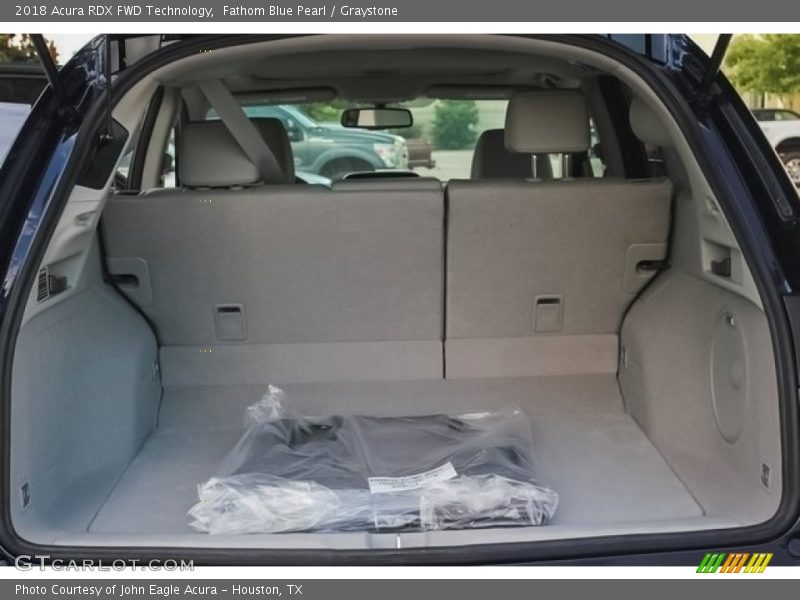 Fathom Blue Pearl / Graystone 2018 Acura RDX FWD Technology