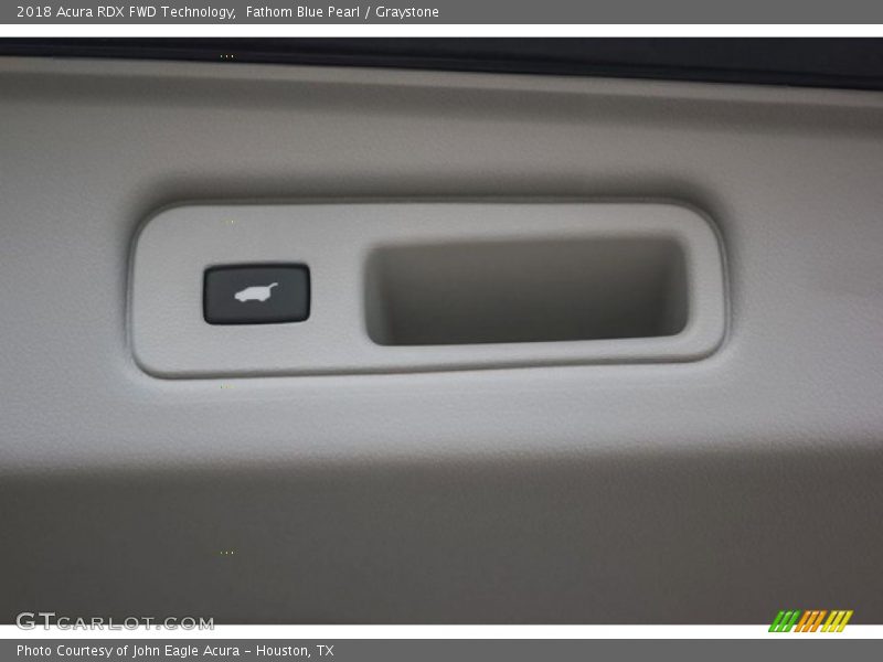 Fathom Blue Pearl / Graystone 2018 Acura RDX FWD Technology