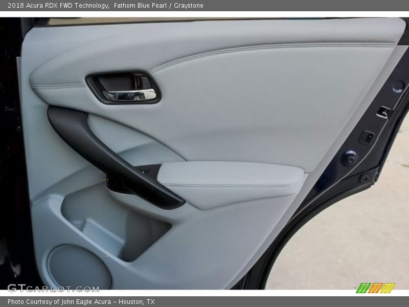 Fathom Blue Pearl / Graystone 2018 Acura RDX FWD Technology