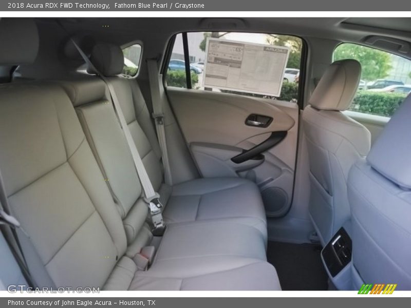 Fathom Blue Pearl / Graystone 2018 Acura RDX FWD Technology
