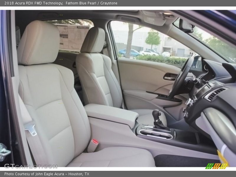 Fathom Blue Pearl / Graystone 2018 Acura RDX FWD Technology