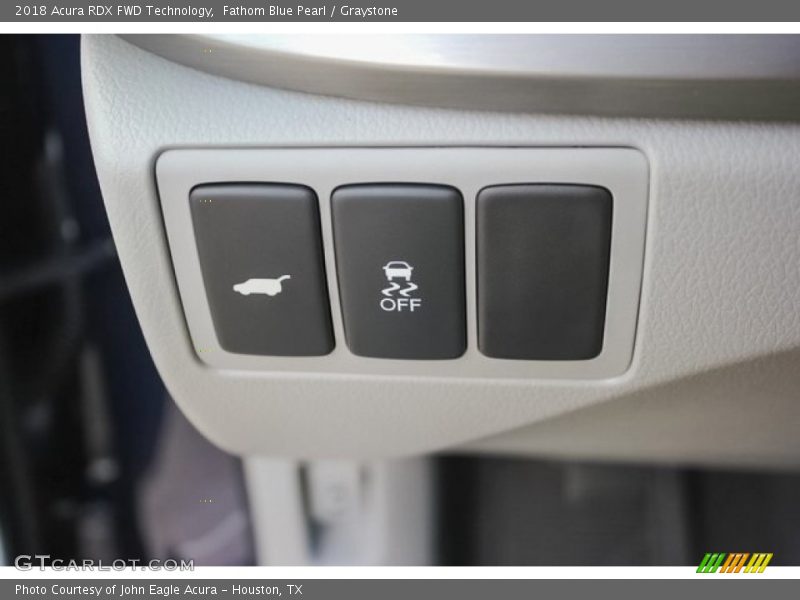 Fathom Blue Pearl / Graystone 2018 Acura RDX FWD Technology