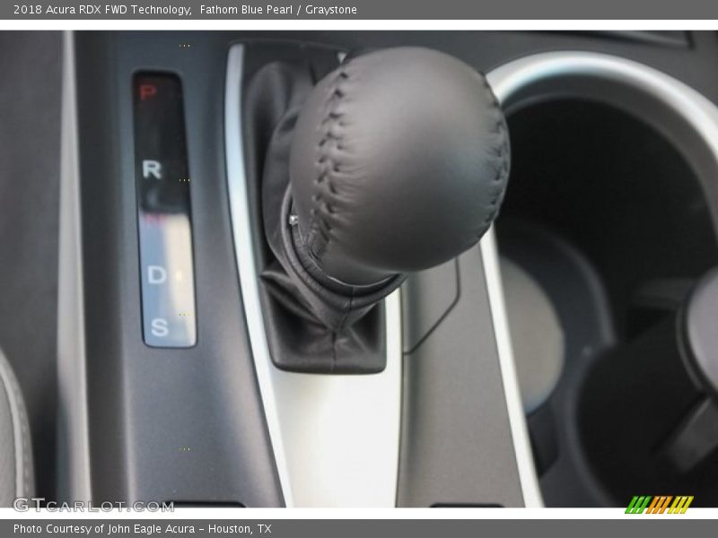 Fathom Blue Pearl / Graystone 2018 Acura RDX FWD Technology
