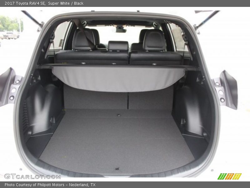 Super White / Black 2017 Toyota RAV4 SE