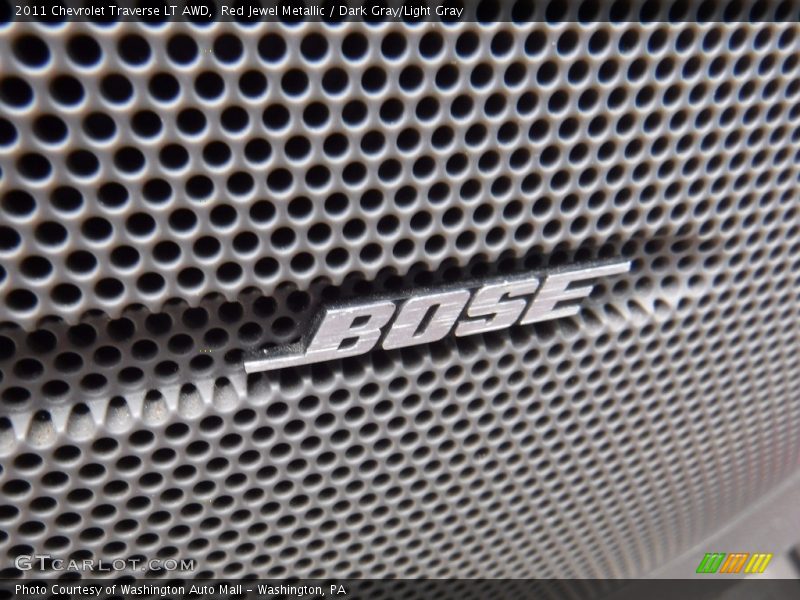 Red Jewel Metallic / Dark Gray/Light Gray 2011 Chevrolet Traverse LT AWD