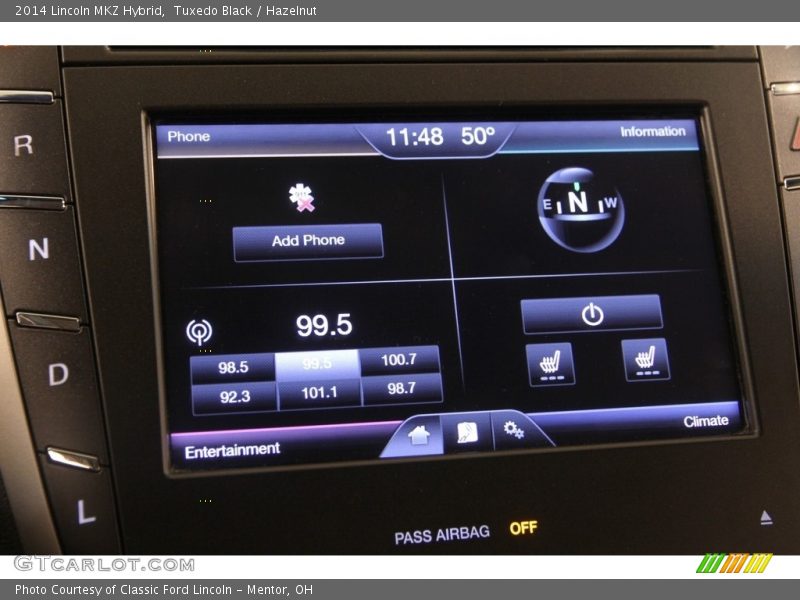 Tuxedo Black / Hazelnut 2014 Lincoln MKZ Hybrid
