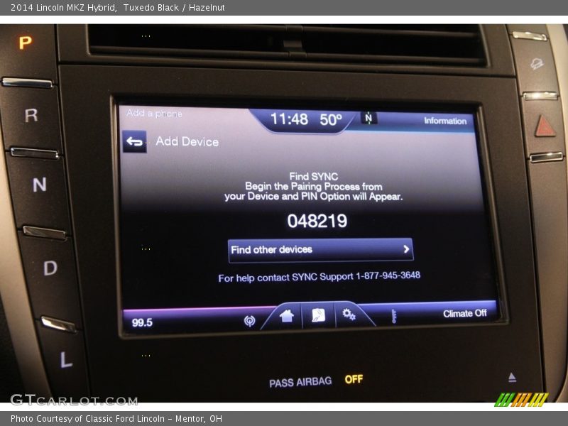 Tuxedo Black / Hazelnut 2014 Lincoln MKZ Hybrid