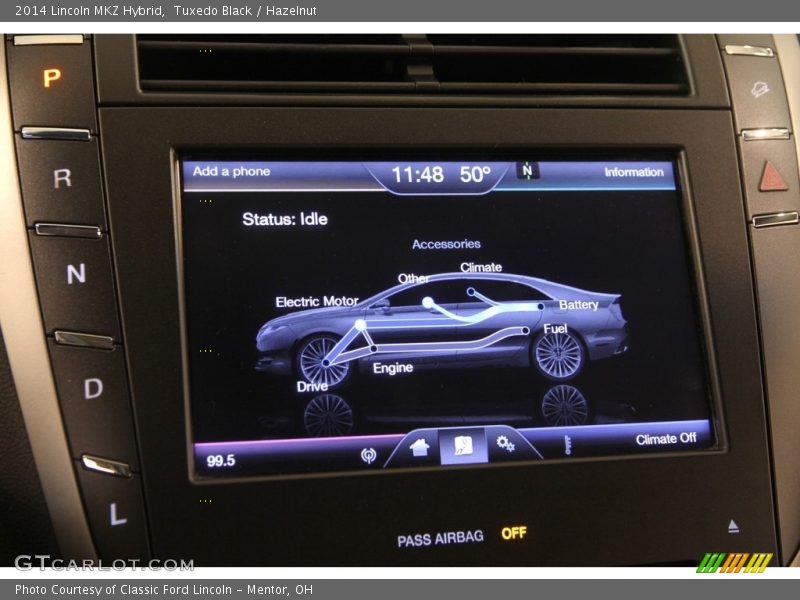Tuxedo Black / Hazelnut 2014 Lincoln MKZ Hybrid