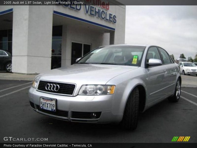 Light Silver Metallic / Ebony 2005 Audi A4 1.8T Sedan