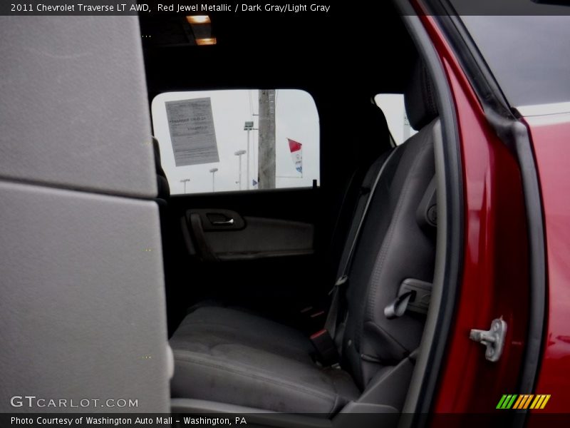 Red Jewel Metallic / Dark Gray/Light Gray 2011 Chevrolet Traverse LT AWD