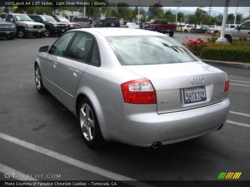 Light Silver Metallic / Ebony 2005 Audi A4 1.8T Sedan