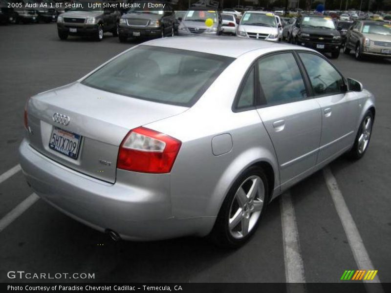 Light Silver Metallic / Ebony 2005 Audi A4 1.8T Sedan