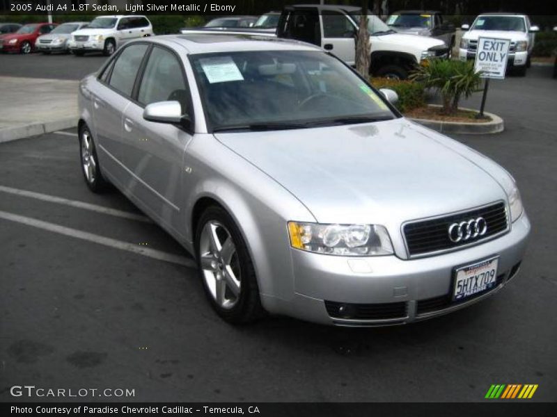 Light Silver Metallic / Ebony 2005 Audi A4 1.8T Sedan