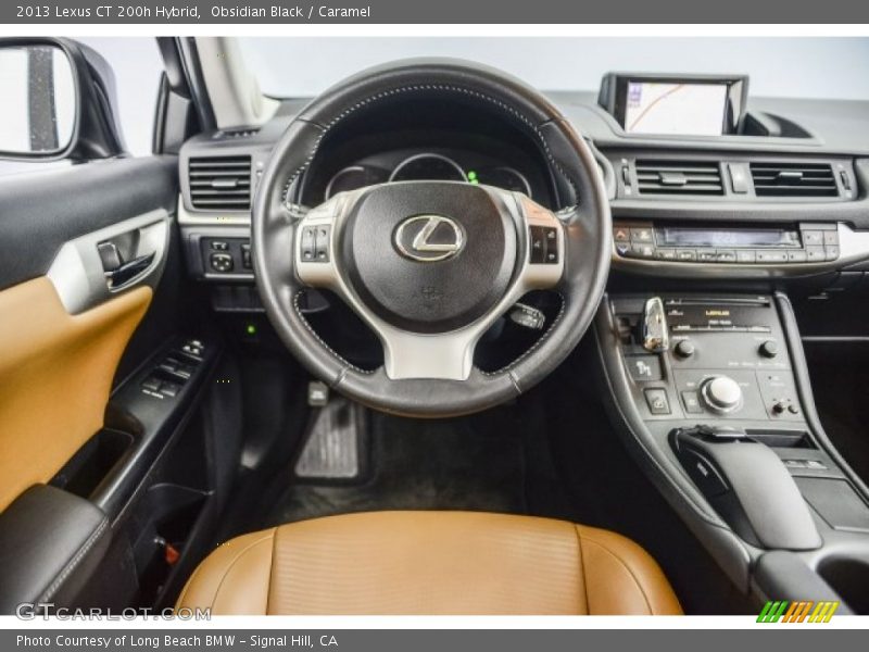 Obsidian Black / Caramel 2013 Lexus CT 200h Hybrid