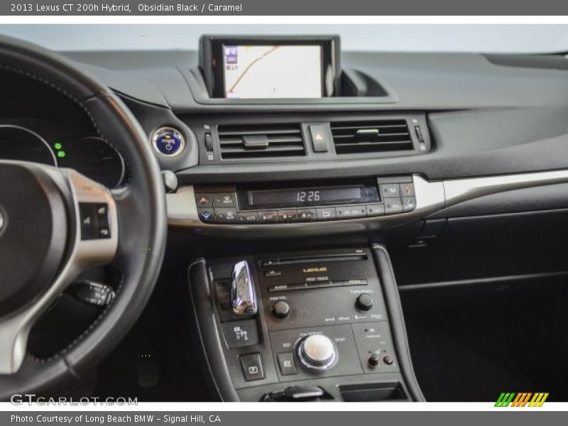 Obsidian Black / Caramel 2013 Lexus CT 200h Hybrid