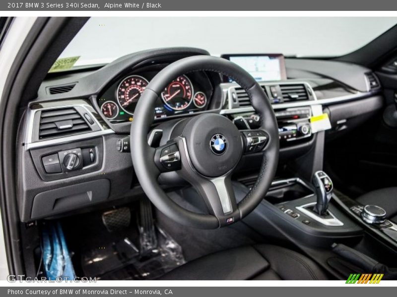 Alpine White / Black 2017 BMW 3 Series 340i Sedan