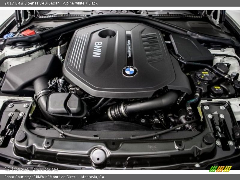 Alpine White / Black 2017 BMW 3 Series 340i Sedan