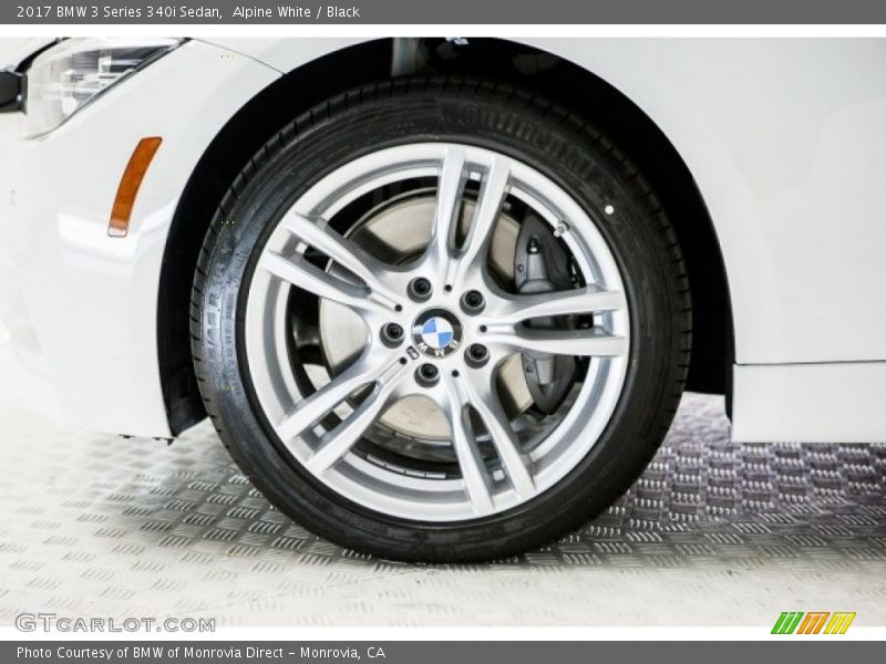 Alpine White / Black 2017 BMW 3 Series 340i Sedan