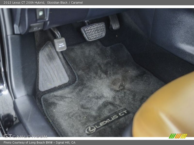 Obsidian Black / Caramel 2013 Lexus CT 200h Hybrid