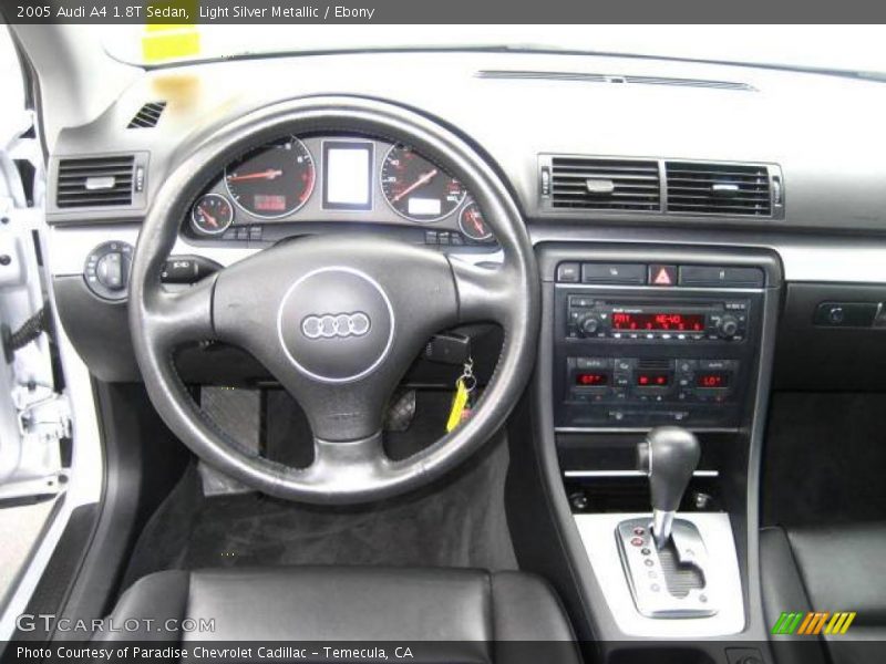 Light Silver Metallic / Ebony 2005 Audi A4 1.8T Sedan
