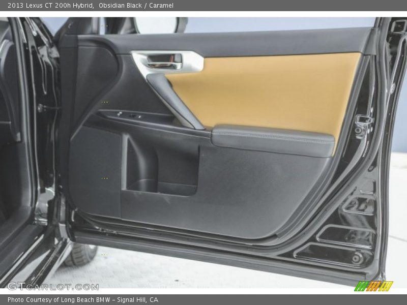 Obsidian Black / Caramel 2013 Lexus CT 200h Hybrid