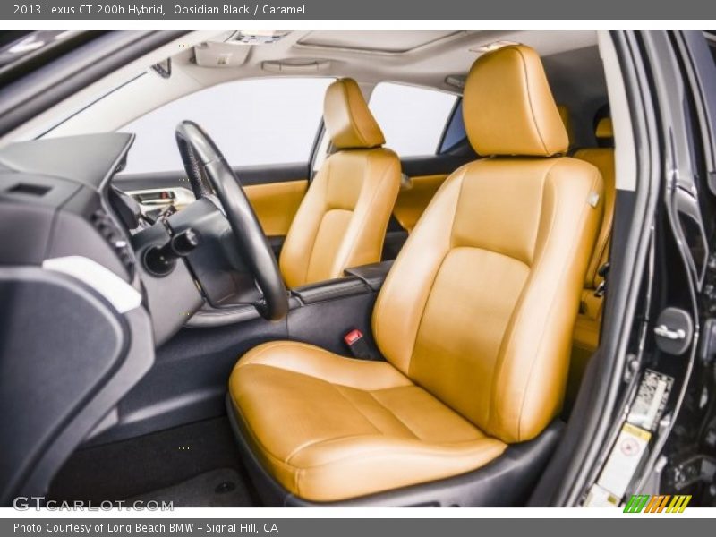 Obsidian Black / Caramel 2013 Lexus CT 200h Hybrid