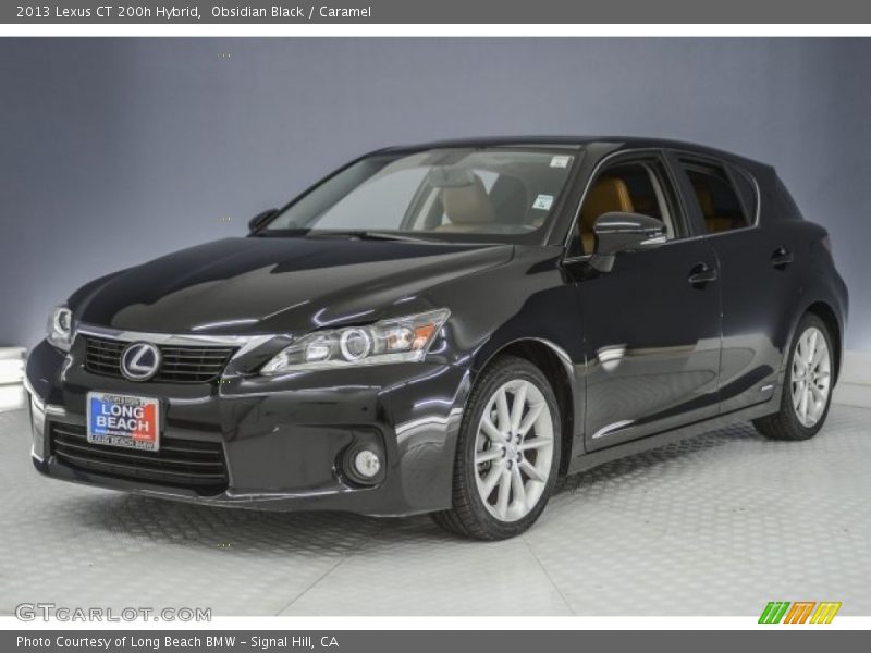 Obsidian Black / Caramel 2013 Lexus CT 200h Hybrid
