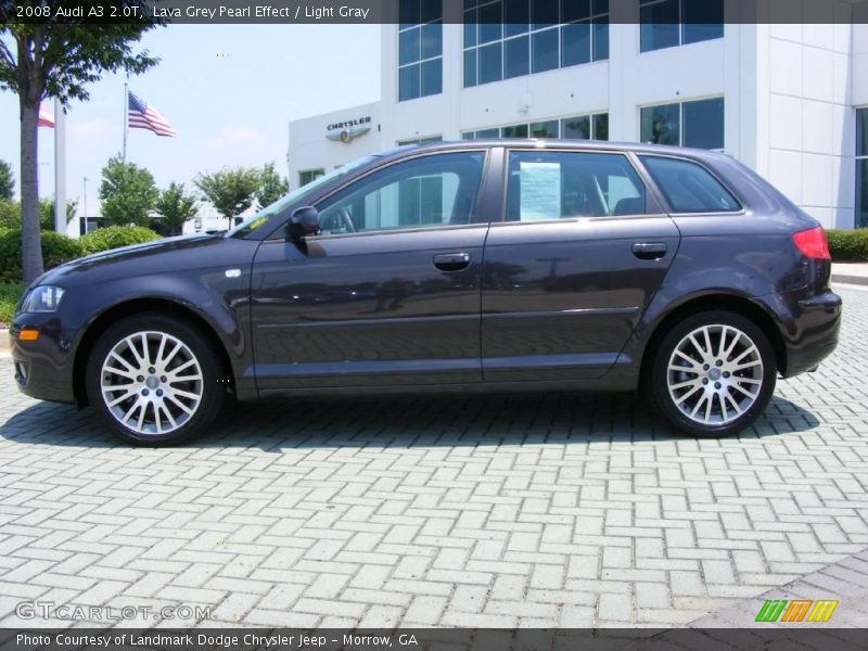 Lava Grey Pearl Effect / Light Gray 2008 Audi A3 2.0T
