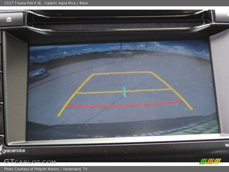 Galactic Aqua Mica / Black 2017 Toyota RAV4 SE