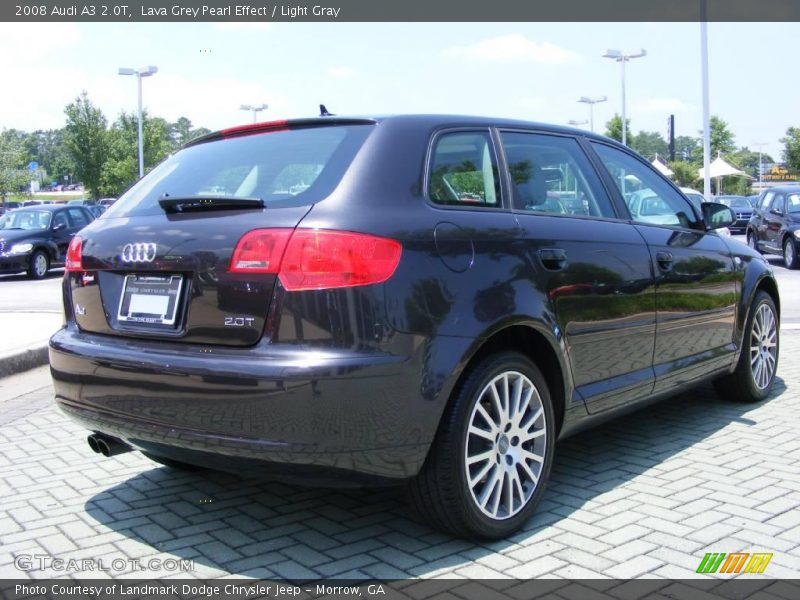 Lava Grey Pearl Effect / Light Gray 2008 Audi A3 2.0T