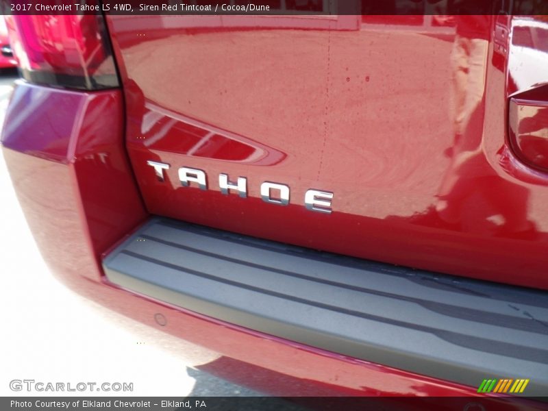 Siren Red Tintcoat / Cocoa/Dune 2017 Chevrolet Tahoe LS 4WD