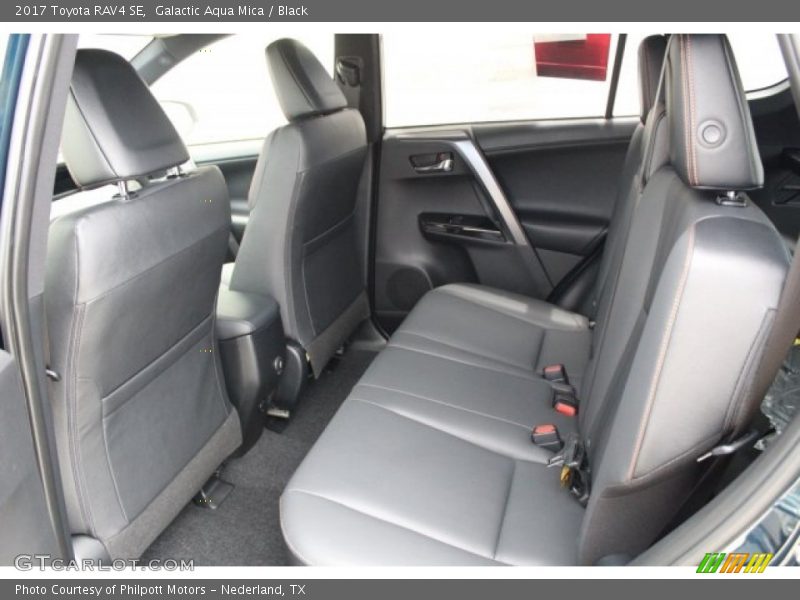 Galactic Aqua Mica / Black 2017 Toyota RAV4 SE